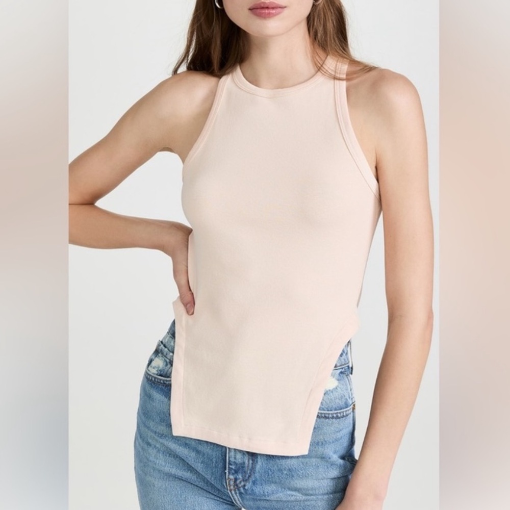 A.L.C. Willa Black Ribbed Tank